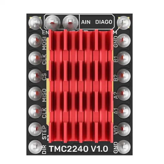 Driver BIGTREETECH TMC2240 V1.0 SPI 36 V - 2,1 A RMS con disipador