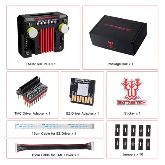 TMC5160T plus - SPI, SD - Controlador para motor paso a paso - Driver