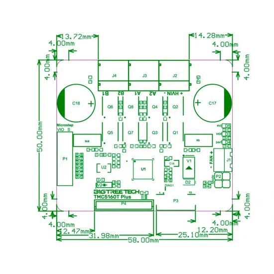 TMC5160T plus - SPI, SD - Controlador para motor paso a paso - Driver