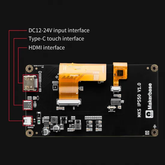MKS IPS50 Pantalla táctil capacitiva para MKS Pi y MKS SKIPR - 5 pulgadas
