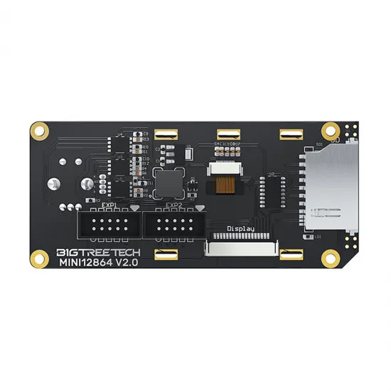 Pantalla BIGTREETECH MINI12864 V2.0 RGB con SD, EXP1/EXP2 y FPC
