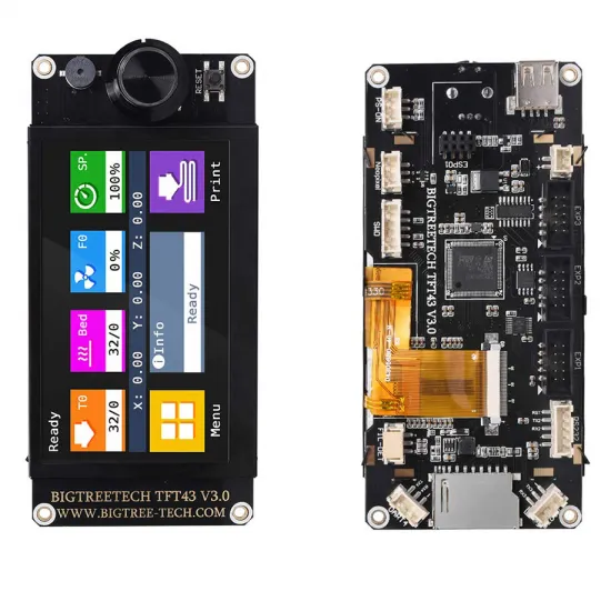 TFT43 V3.0 Pantalla Táctil con doble función compatible con LCD gráfico 12864 y menú táctil - Compatible con Wifi