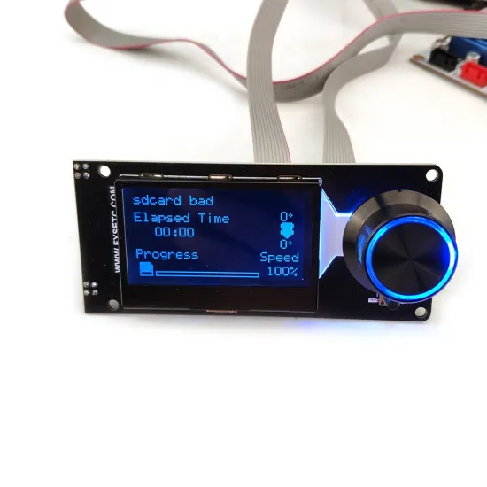Pantalla FYSETC Mini 12864 V2.1 RGB con microSD y EXP1/EXP2