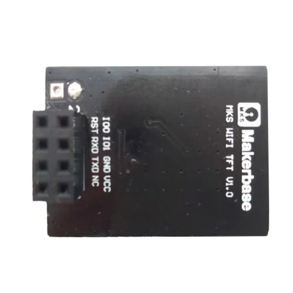 Cara inferior del MKS TFT WiFi V1.0 con serigrafía de señales del conector