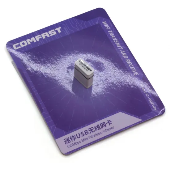 Adaptador WiFi USB 2.0 COMFAST CF-WU810N 150 Mb/s - 2,4 GHz