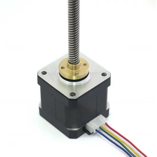Motor NEMA 17 17HS4401S con husillo integrado TR8×8 de 300 mm