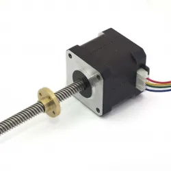 Motor NEMA 17 17HS4401S con husillo integrado TR8×8 de 300 mm