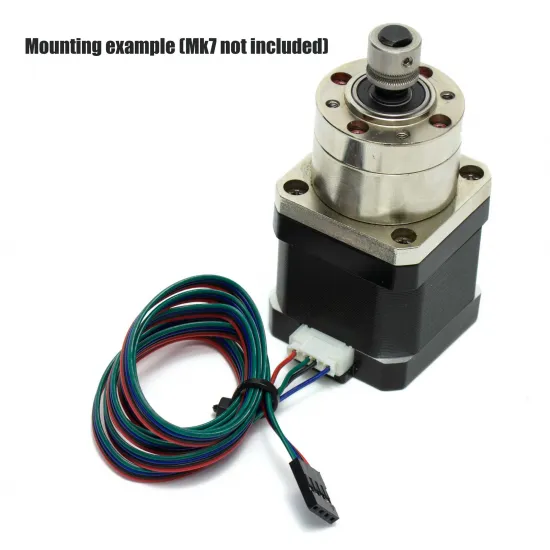 Motor paso a paso NEMA 17 17HS4401S-PG518 con reductora planetaria 5,18:1 y eje Ø8 mm