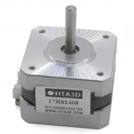 Motor paso a paso NEMA 17 17HS2408 42×28 mm, 0,6 A, 12 N·cm y eje de 5 mm