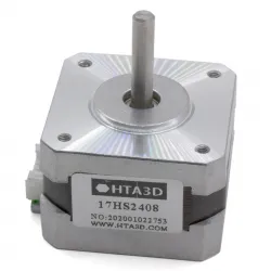 Motor paso a paso NEMA 17 17HS2408 42×28 mm, 0,6 A, 12 N·cm y eje de 5 mm