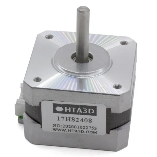 Motor paso a paso NEMA 17 17HS2408 42×28 mm, 0,6 A, 12 N·cm y eje de 5 mm