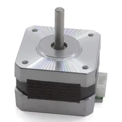 Motor paso a paso NEMA 17 17HS2408 42×28 mm, 0,6 A, 12 N·cm y eje de 5 mm