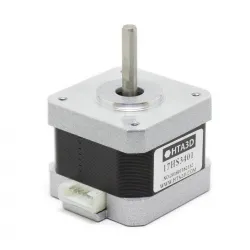 Motor paso a paso NEMA 17 17HS3401 42×34 mm, 1,3 A y 28 N·cm — eje D de 5 mm