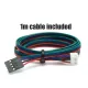 Motor paso a paso NEMA 17 17HS4401 42HS40 1,7 A 40 N·cm con cable de 1 m