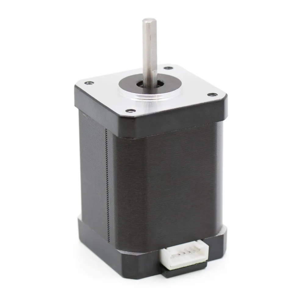 Motor paso a paso NEMA 17 de 0,9 grados con cuerpo de 60 mm y eje D de 5 mm