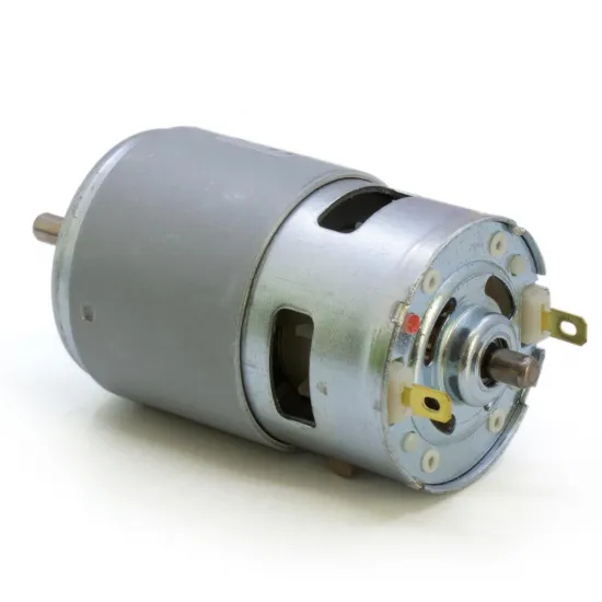 Motor husillo DC HANPOSE 775 de 288 W — 12/24 V, hasta 12.000 rpm y eje de 5 mm