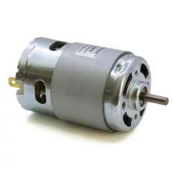 Motor husillo DC HANPOSE 895 de 200 W — 12/24 V, eje de 5 mm y doble rodamiento