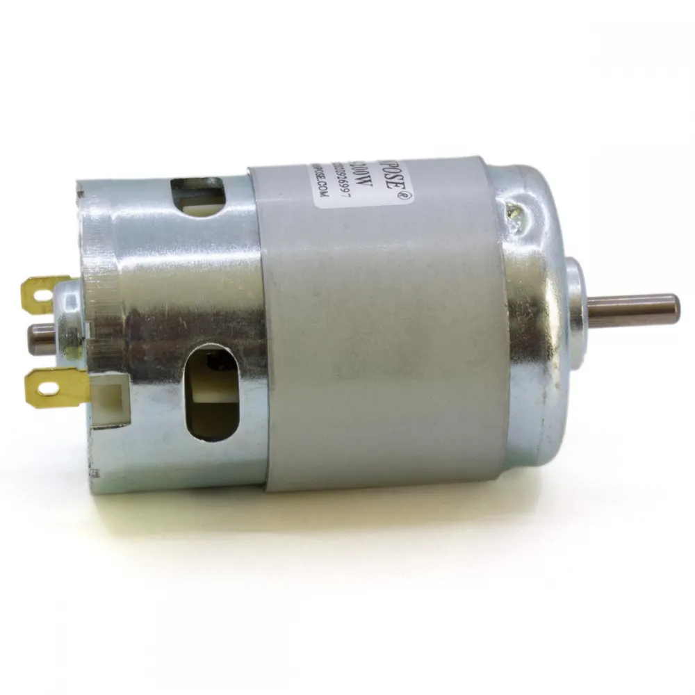 Motor husillo DC HANPOSE 895-200W con doble eje y ventilación posterior