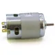 Motor husillo DC HANPOSE 895 de 200 W — 12/24 V, eje de 5 mm y doble rodamiento