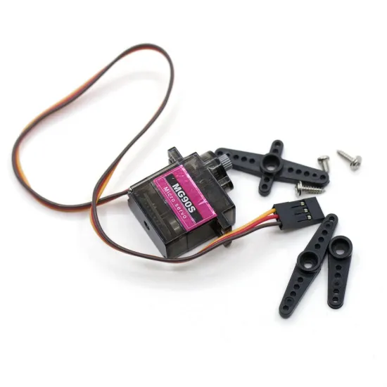 Microservo MG90S 360° de giro continuo – Engranajes metálicos