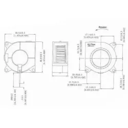 Ventilador centrífugo GDSTIME 4020 12 V – 40×40×20 mm