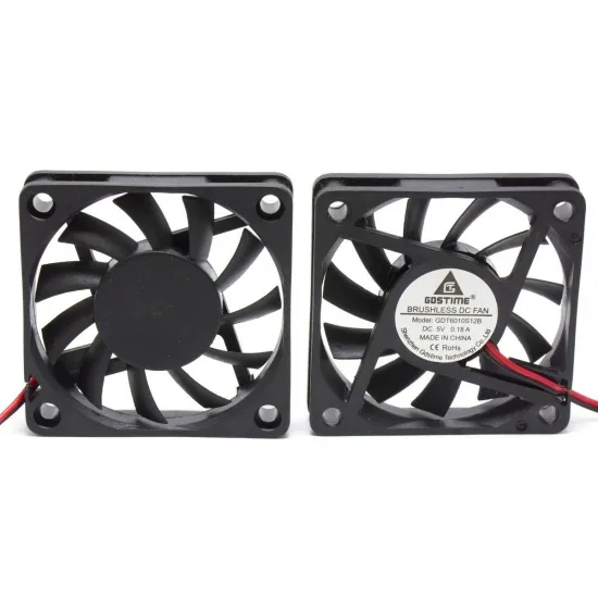 GDSTIME 6010 5V 11-Blade Axial Fan with XH2.54 Connector