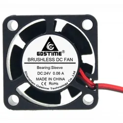 Ventilador axial GDSTIME 2510 de 24 V – 25 × 25 × 10 mm, cable de 15 cm