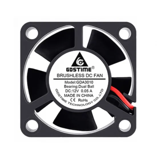 GDSTIME 3010 12V Dual Ball Bearing Axial Fan with 1 m Cable