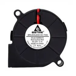 Ventilador Centrífugo GDSTIME 5015 24 V con Doble Rodamiento de Bolas y Cable de 1 m