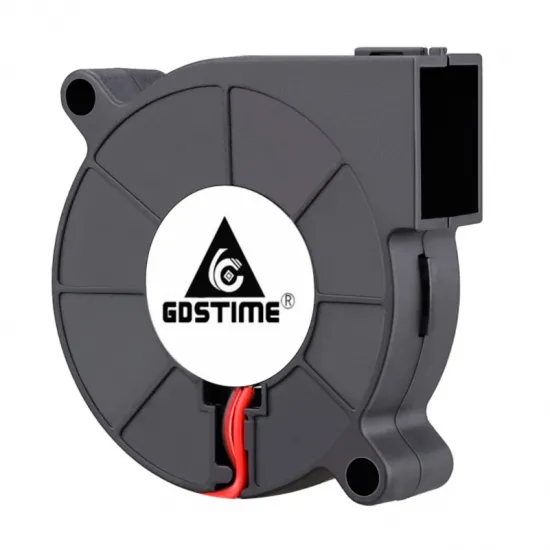 Ventilador Centrífugo GDSTIME 5015 12 V con Doble Rodamiento de Bolas y Cable de 1 m
