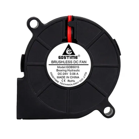 Ventilador centrífugo GDSTIME 5015 de 24 V – Blower hidráulico
