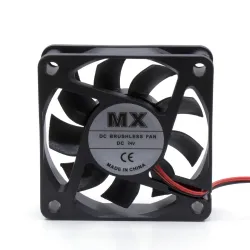 Ventilador Axial 6015 de 24 V con 7 Aspas y Conector XH2.54