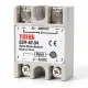 SSR-40DA solid-state relay — 40 A nominal, 3–32 V DC input and 24–380 V AC output