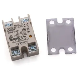 Relé de estado sólido Omron G3NB-210B-1 — 10 A, entrada 5–24 V CC y salida 24–220 V CA