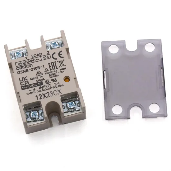 Omron G3NB-210B-1 solid-state relay — 10 A, 5–24 V DC input and 24–220 V AC output