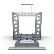 Marco P3Steel para Prusa i3 en acero galvanizado cortado por láser