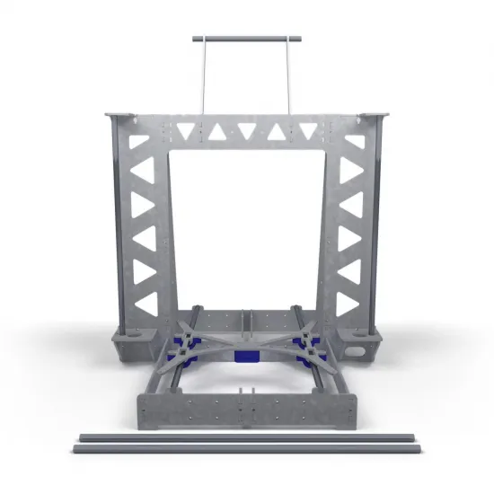 Marco P3Steel para Prusa i3 en acero galvanizado cortado por láser