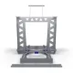 Marco P3Steel para Prusa i3 en acero galvanizado cortado por láser