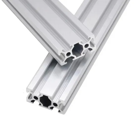 Perfil estructural de aluminio anodizado 2040, serie europea ranura 6 – 20 × 40 mm, 1 m