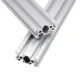 Perfil estructural de aluminio anodizado 2040, serie europea ranura 6 – 20 × 40 mm, 1 m