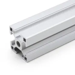 Perfil estructural de aluminio anodizado 3030, serie europea ranura 8 – 30 × 30 mm, 1 m