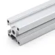 Perfil estructural de aluminio anodizado 3030, serie europea ranura 8 – 30 × 30 mm, 1 m