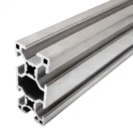 Perfil estructural de aluminio anodizado 3060, serie europea ranura 8 – 30 × 60 mm, 1 m