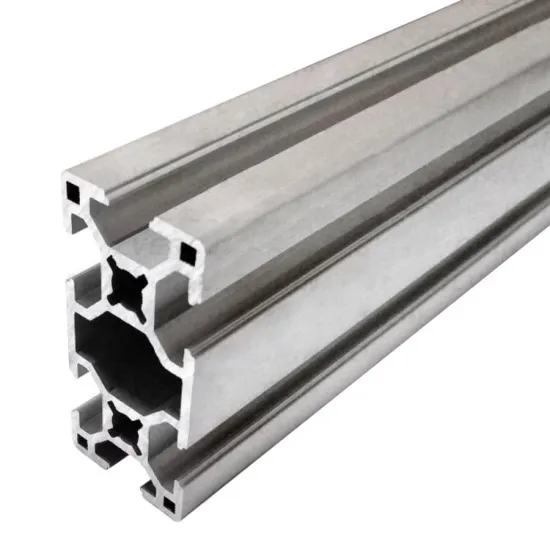 Perfil estructural de aluminio anodizado 3060, serie europea ranura 8 – 30 × 60 mm, 1 m