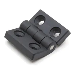 Bisagra negra para perfiles 3030 con apertura de 270°