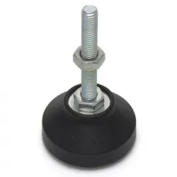 Pie nivelador ajustable Ø50 mm con vástago M8 × 50 mm