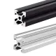 Perfil estructural de aluminio anodizado 1515 ranurado – 15 × 15 mm, 1 m
