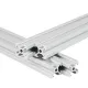 Perfil estructural de aluminio anodizado 1515 ranurado – 15 × 15 mm, 1 m