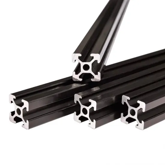 Perfil estructural de aluminio anodizado 1515 ranurado – 15 × 15 mm, 1 m