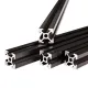 Perfil estructural de aluminio anodizado 1515 ranurado – 15 × 15 mm, 1 m